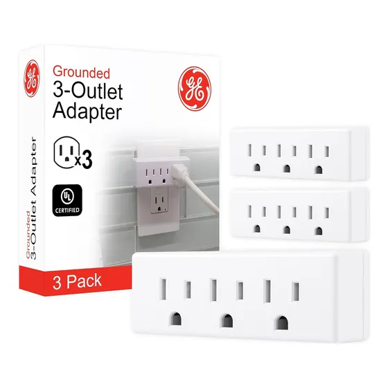 Ge Home Electrical Ge Grifo De Pared Extensor De 3 Salidas,