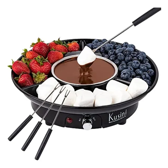 Set De Ollas Eléctricas Para Fondue Kusini, Fondue De Chocol