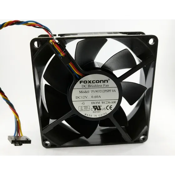Cooler Ventoinha Fan 92x92x32mm 9cm 12v 0.60a 4 Fios 