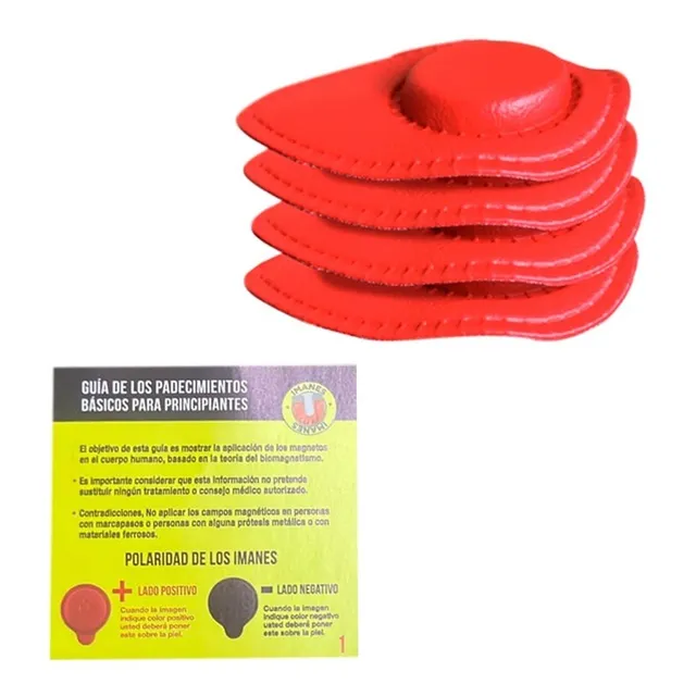 Kit 4 Imanes Terapéuticos Ferrita (incluye Guía De Uso)