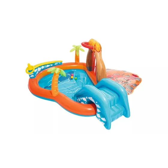Pileta Centro De Juegos Volcan Para Chicos Tobogan 53069