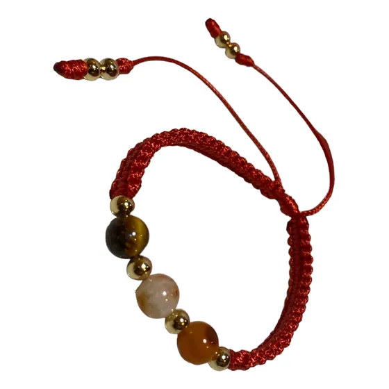 Pulsera De La Buena Suerte 2024 Piedras Naturales Por Signo