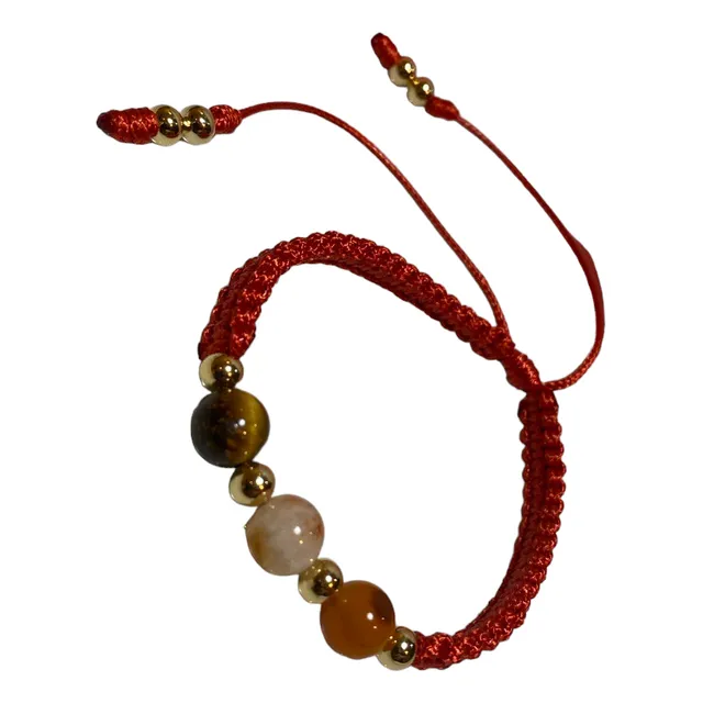 Pulsera De La Buena Suerte 2024 Piedras Naturales Por Signo