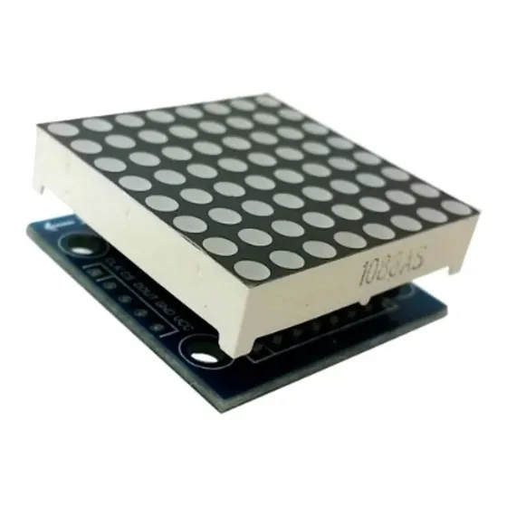 Modulo Display Led Matriz 64 Puntos 8x8 Max7219 Arduino