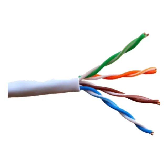 Rollo 100 Mts Cable De Red Utp Cat6 100% Cobre Hikvision