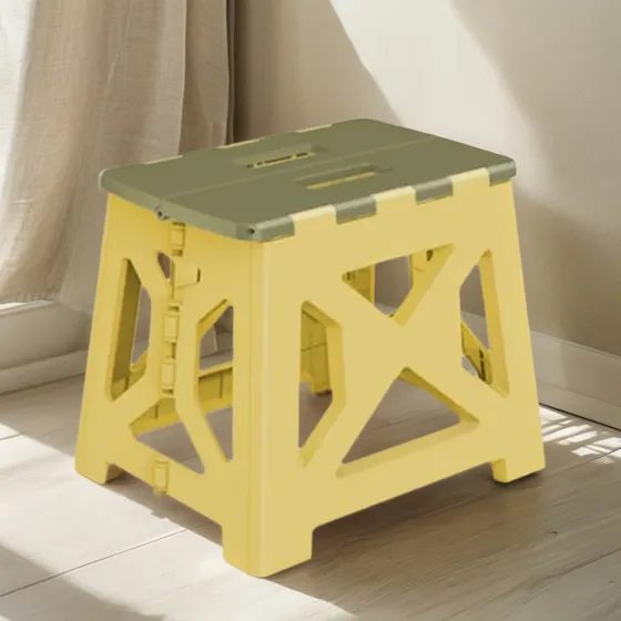 Piso Plegable Plastico Piso Escalera Taburete Banquito 26cms
