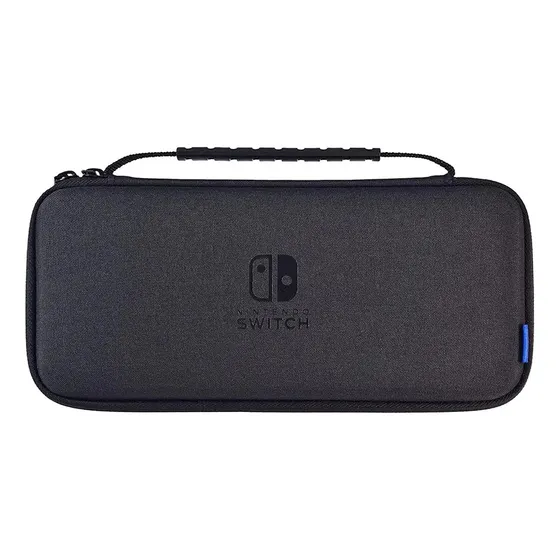 Capa Oled Hori para Nintendo Switch, bolsa Slim Touch, cor preta
