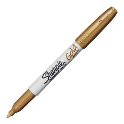 Sharpie Marcador Metalico Punta Fina - Dorado