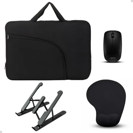 Capa Para Notebook Mouse Sem Fio Suporte Notebook Mousepad