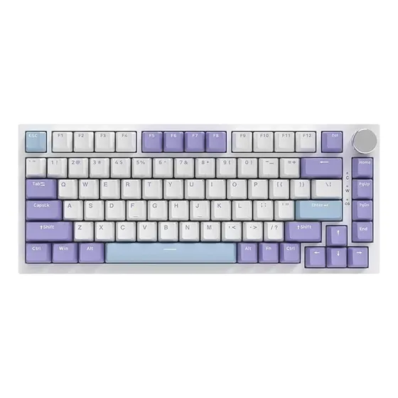 Teclado Mecânico Com Fio Ak820 Sea Salt Switch - Cod D15 Branco Inglês