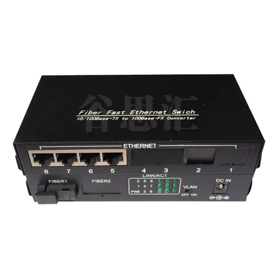 1f4e Fiber Poe Fast Ethernet Switch 1 Monomodo Fibra Optica