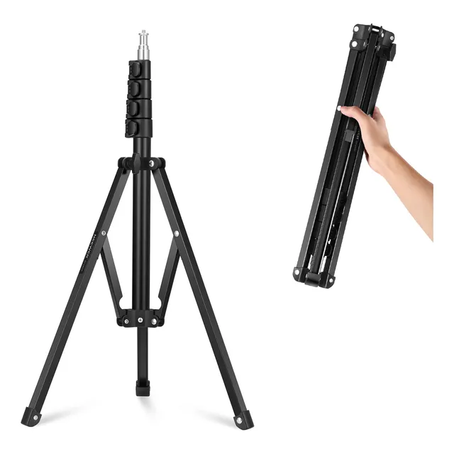 Neewer Trípode Portátil De Metal Para Cámara Luz Plegable