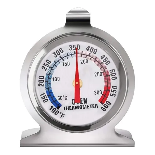Termometro Para Horno Indicador Temperatura Cocina Acero Toh Color Plateado