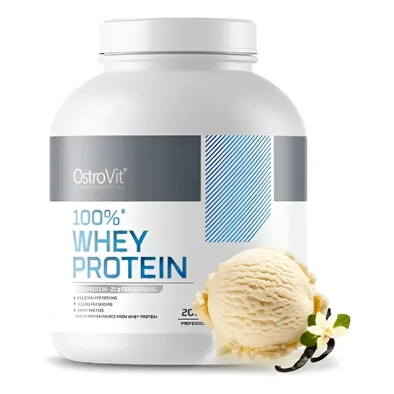 Proteína Ostrovit 100% Whey Protein de 2 kg Sabor Vainilla Francesa