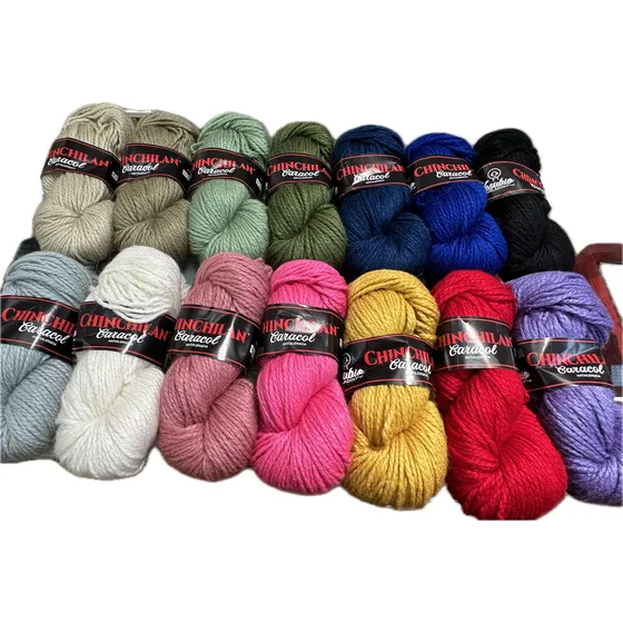 Lana Acrilica Gruesa Chinchilan Ovillo 150grs, X2 Unidades
