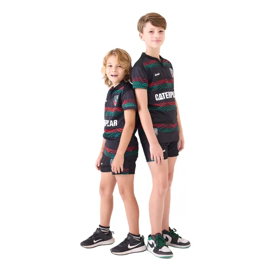 Camiseta Rugby Imago Leicester Tigers Deportiva Niños 8 A 14