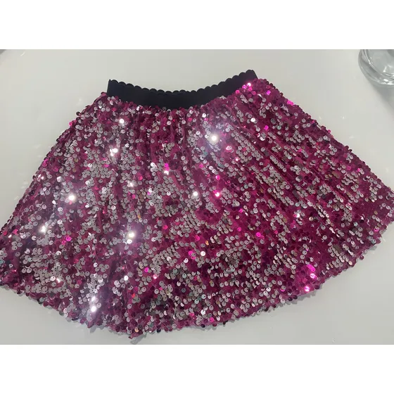 Falda Niñas Lentejuelas Talla 6