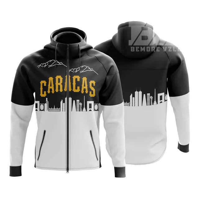 Sueter Hoodie Leones Del Caracas Bemore Vzla
