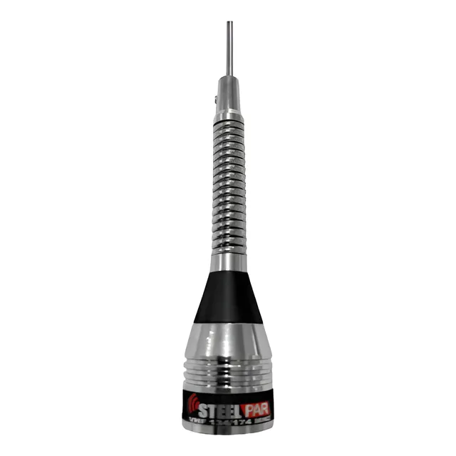 Antena Vhf Móvel 1/4 De Onda Com Mola Steelpar Rp5186