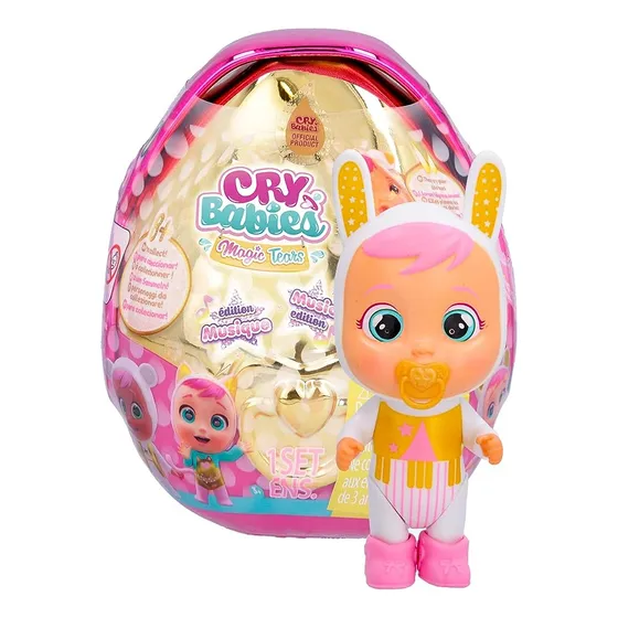 Muñecas Mini Cry Babies Bebe Lloron Con 8 Accesorios Sopresa