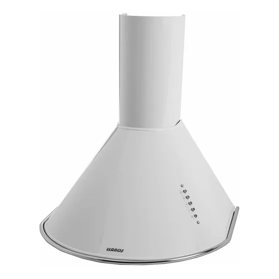 Campana Cocina Llanos Circular Milenica 60cm Blanca Cod24870 Color Blanco
