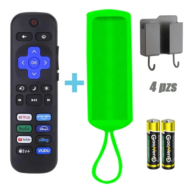 Koripa Control Remoto De Repuesto Para Roku Tv Tcl Hisense Element Hitachi Onn Westinghouse Philips Jvc Tvs (no Para Roku Stick Y Box)