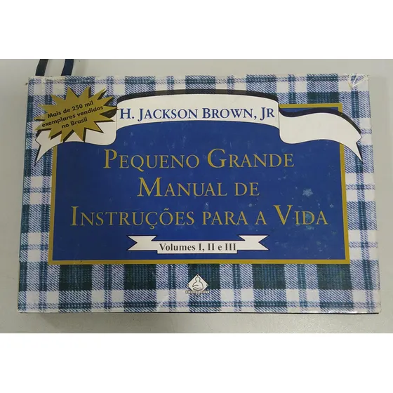 Pequeno Grande Manual De Instruções Para A Vida De H. Jackson Brown Jr. Pela Ediouro (1997)