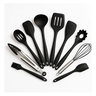 Conjunto UtensĂlios Profissional 10 Peças Cozinha Silicone Conjunto UtensĂlios Profissional 10 Peças Cozinha Silicone