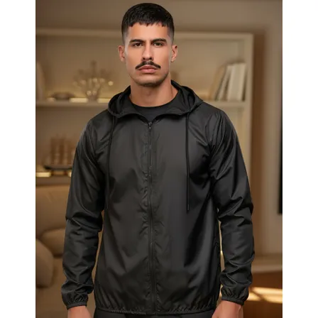 Jaqueta Corta Vento Masculina Semi Forrada Resistente Casual