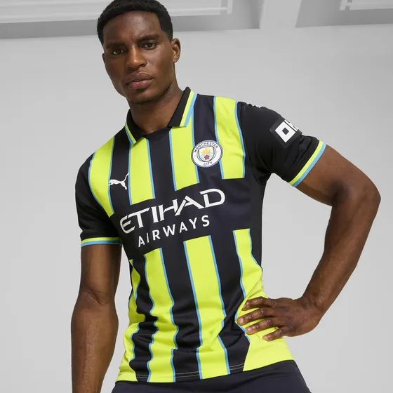 Camiseta Puma Mcfc Away Jersey Azul Hombre