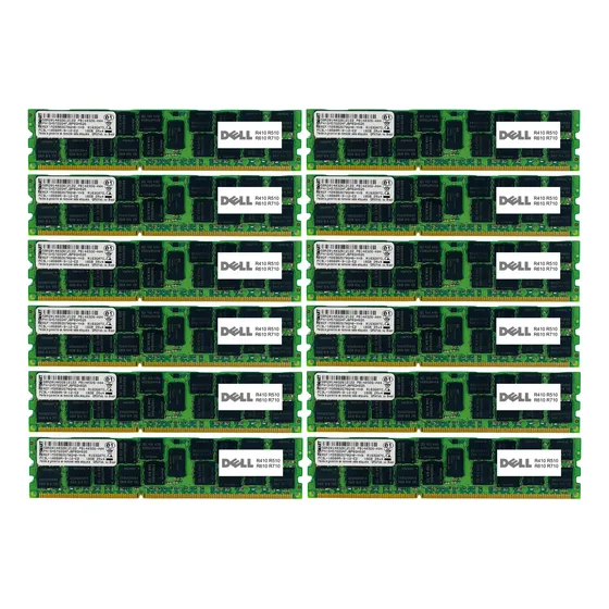 Kit 12 X Memória 16gb Para Servidor Dell R410 R610 R710 R810