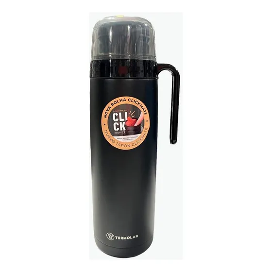 Termo Termolar Inoxidable Revolution 1 Litro Negro 4 Vientos