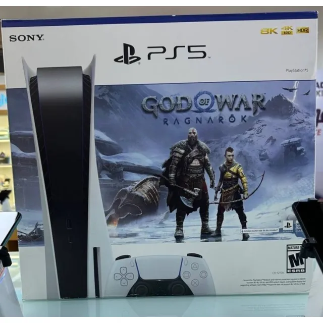 Playstation 5 Ps5 Con Lector De Disco God Of War Ragnarok 8k