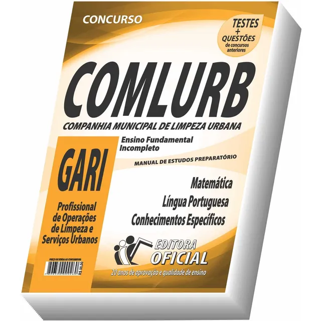 Apostila Comlurb Gari Rj