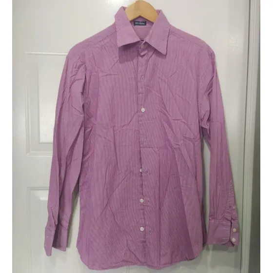 Camisa De Vestir De Caballero Marca Opus Talla M, Usada