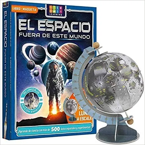 El Espacio Fuera De Este Mundo Libro + Maqueta De La Luna