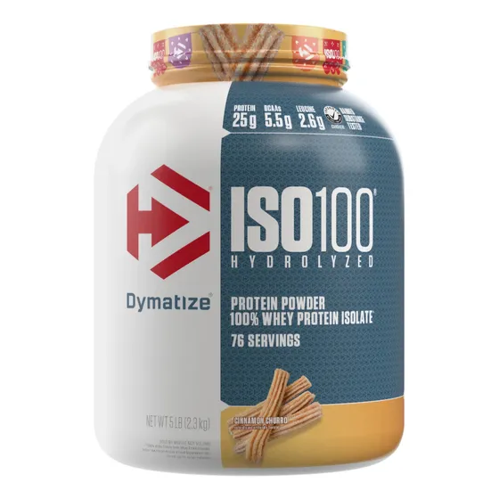 Dymatize Iso 100 Whey 100% Hidrolizada 5 Libras Cinnamon Churro