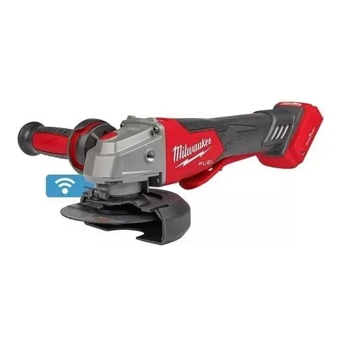 Esmeril Angular Inalámbrico Milwaukee M18 Fuel One Key Color Rojo