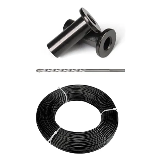 Cuerda De Alambre De Acero Inoxidable T316 Con Revestimiento