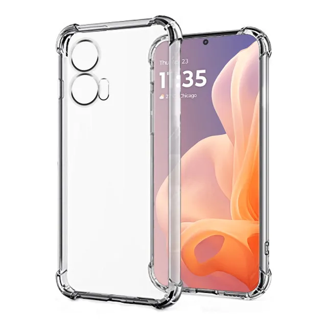 Estuche Forro Transparente Antigolpe  Motorola G85