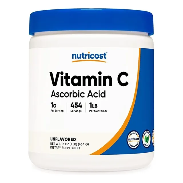 Vitamina C En Polvo Ácido Ascorbico Medio Kilo Sabor Natural