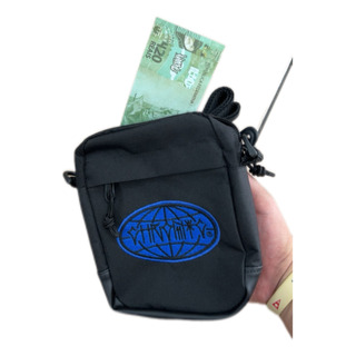 Shoulder Bag Bolsa Chronic Pixo Necessaire Bordada Cor Preta Shoulder Bag Bolsa Chronic Pixo Necessaire Bordada Cor Preta