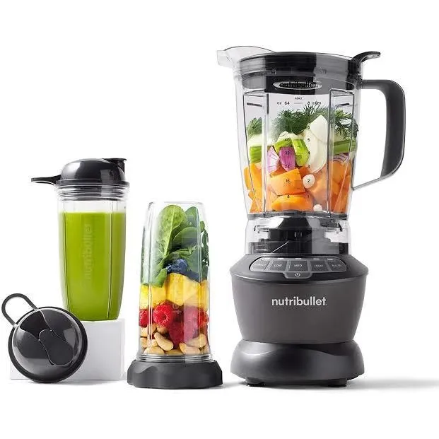 Licuadora Nutribullet 1200 Watts Con Vasos Extra Con Tapas