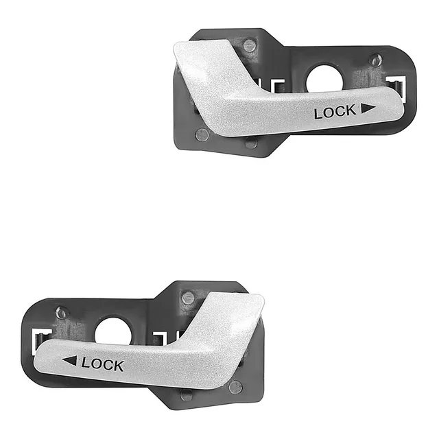 Par Manijas De Puertas Interiores Tra Plata Fiat Palio 05-10
