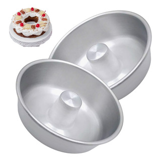 2 Moldes Rosca De Aluminio 14 Cm Para Hornear Rosca O Pastel 2 Moldes Rosca De Aluminio 14 Cm Para Hornear Rosca O Pastel