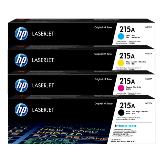 Pack 4 Toner Original Hp 215a Impresora Laser Color M182nw