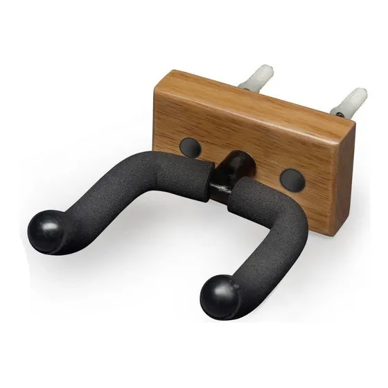 Soporte De Madera Stagg Guh-wn De Pared Para Guitarra Bajo Color Marrón oscuro