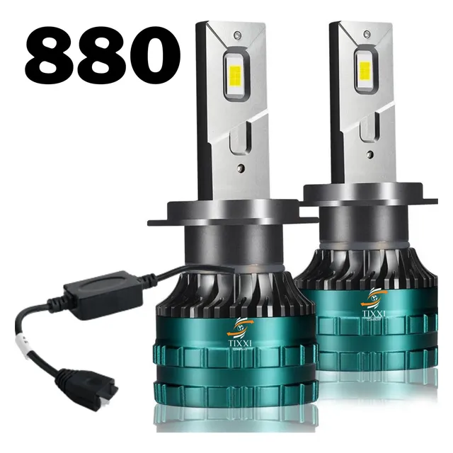 2 Bombillos Led Yhkoms F7 6000k 20000lm Alta Potencia Carro