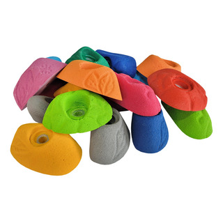 12 Agarras Escalada Cores Vivas E Tom Pastel Com Fixadores 12 Agarras Escalada Cores Vivas E Tom Pastel Com Fixadores
