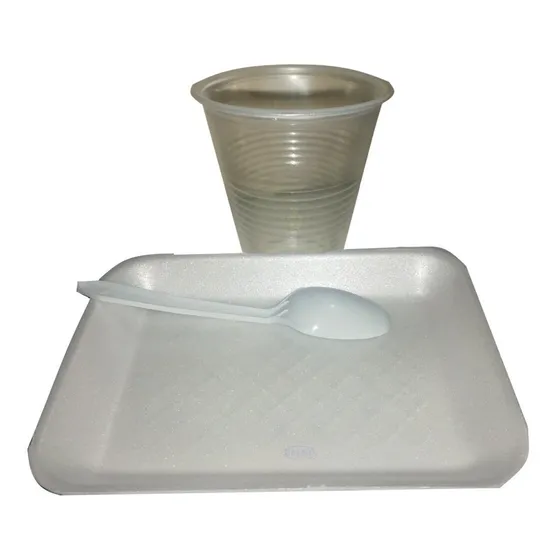 Plato / Charola / Desechable / Kit Servicio Para Alimentos